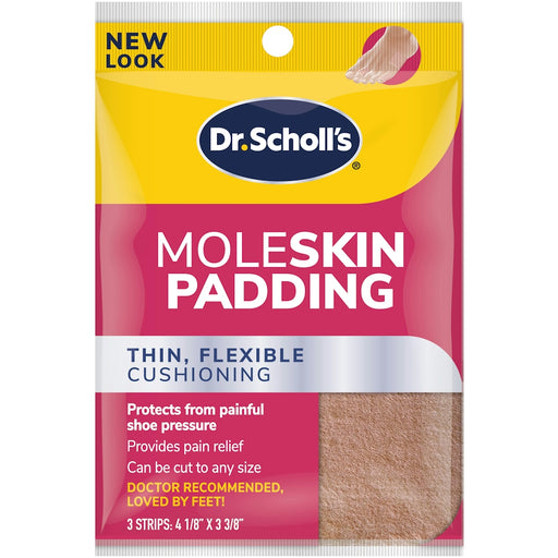 Dr. Scholl's Dr. Scholl's Moleskin Padding Strips, 3 Strips Personal Care Gold
