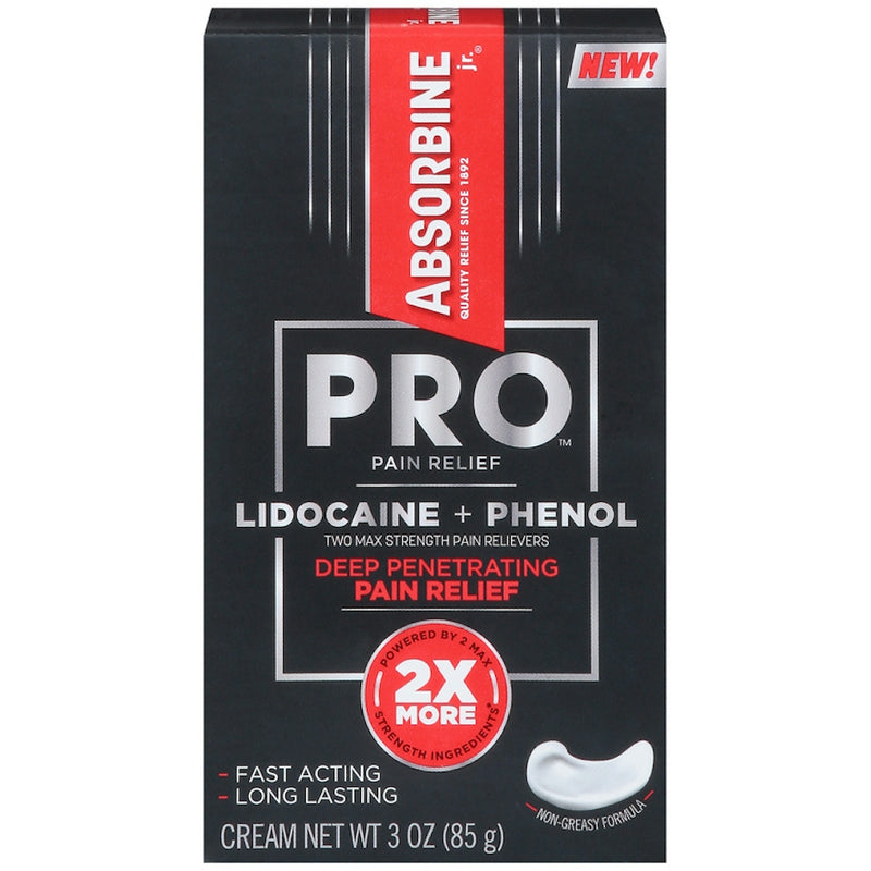 Absorbine Absorbine Deep Penetrating Pain Relief, Lidocaine + Phenol, Two Max Strength, Cream Medicine & Drugs Dark Slate Gray