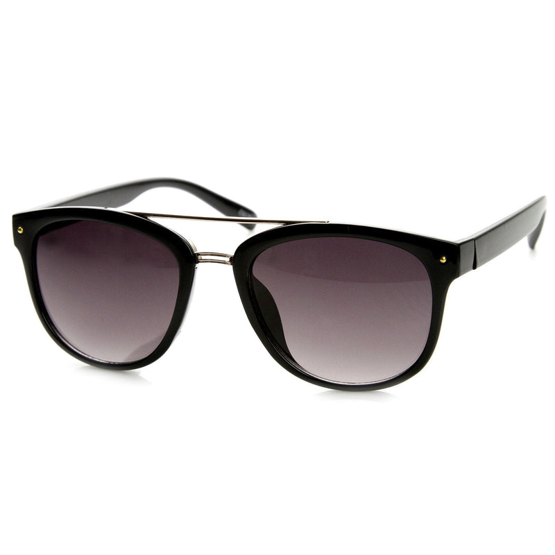 zeroUV Dapper GQ Mens Crossbar Square Aviator Fashion Sunglasses 8962 Sunglasses White Smoke Black Gold Lavender,Tortoise Green,Frost Green,Yellow Tortoise Amber,Black Silver Smoke,Matte Black Green