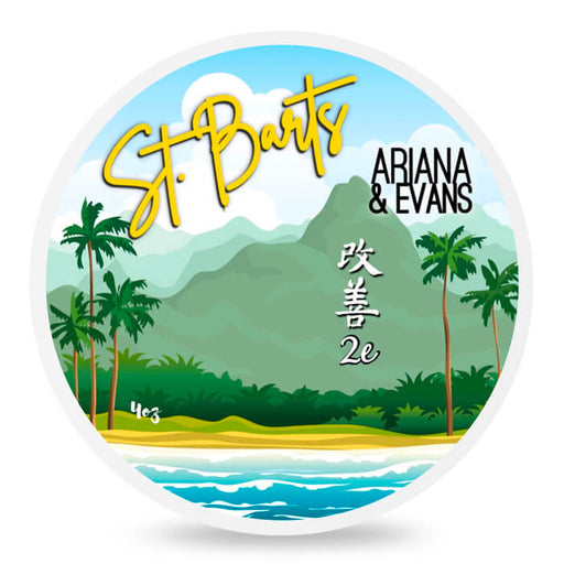 Ariana & Evans Ariana & Evans St. Barts Shaving Soap 4 Oz Shaving & Grooming White Smoke