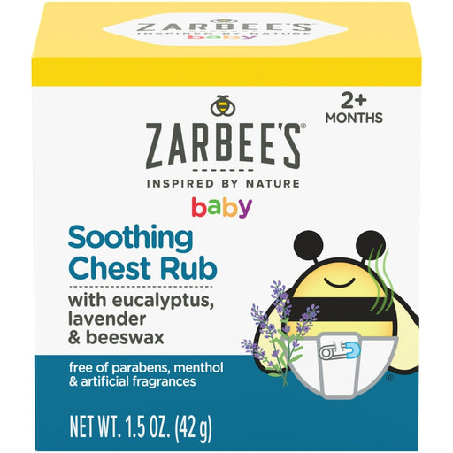 Zarbee's Zarbee's  Soothing Baby Chest Rub 1.5 Oz Health & Beauty White Smoke