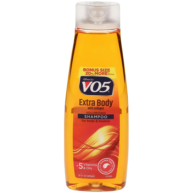 Alberto VO5 VO5 Extra Body Volumizing Shampoo with 5 Essential Vitamins, 15 oz Shampoo White Smoke