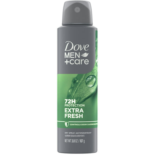 Dove Dove Men+Care Antiperspirant Deodorant Dry Spray For Men Extra Fresh, 3.8 Ounce Deodorant & Anti-Perspirant Dim Gray