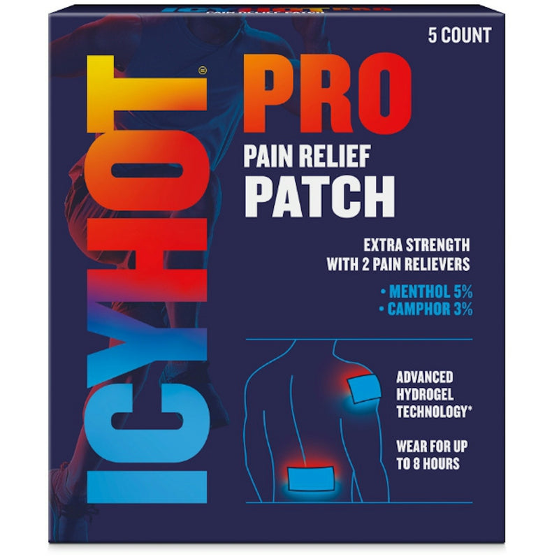 Icy Hot Icy Hot Pro Pain Relief, Extra Strength, Patch Appliques & Patches Dark Slate Gray