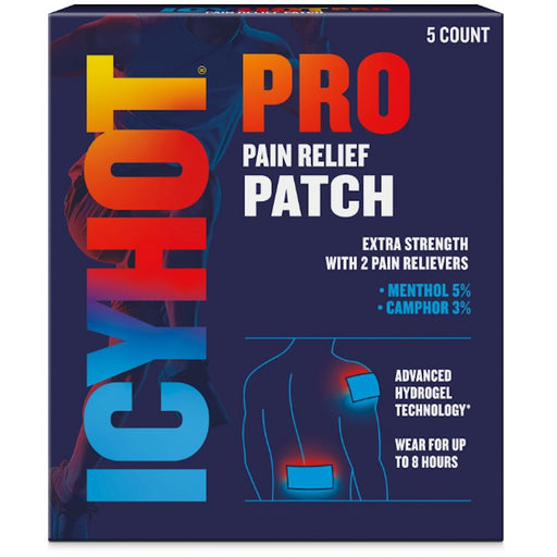 Icy Hot Icy Hot Pro Pain Relief, Extra Strength, Patch Appliques & Patches Dark Slate Gray