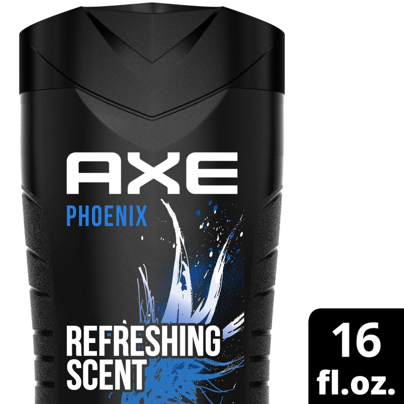Axe Axe Phoenix Body Wash Crushed Mint & Rosemary Scent - 16 Fl Oz Body Wash White Smoke