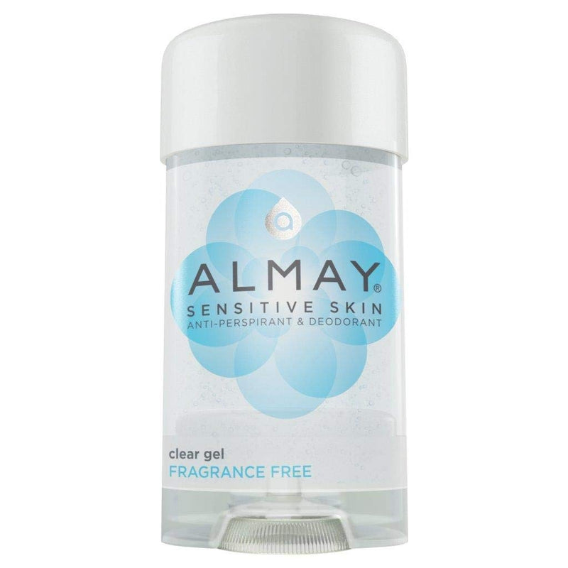 Almay Almay Sensitive Skin Clear Gel Fragrance Free Deodorant Deodorant Light Gray