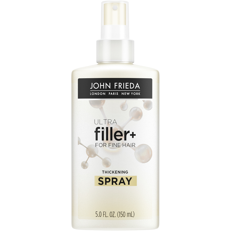 John Frieda Ultra Filler Plus Spray, Volumizing & Repairing Treatment, 5.1 oz (150ml) Hair Care White Smoke