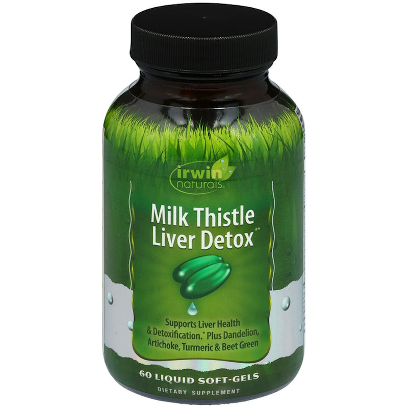 Irwin Naturals Irwin Naturals® Liver Detox & Blood Purifier – Liquid Soft-Gels Vitamins & Supplements White Smoke