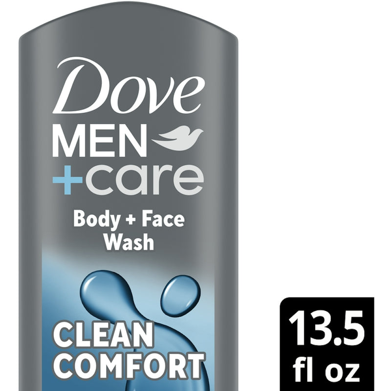 Dove Dove Men+Care Hydrating Clean Comfort Body + Face Wash 13.5 Fl Oz Bath & Body White Smoke