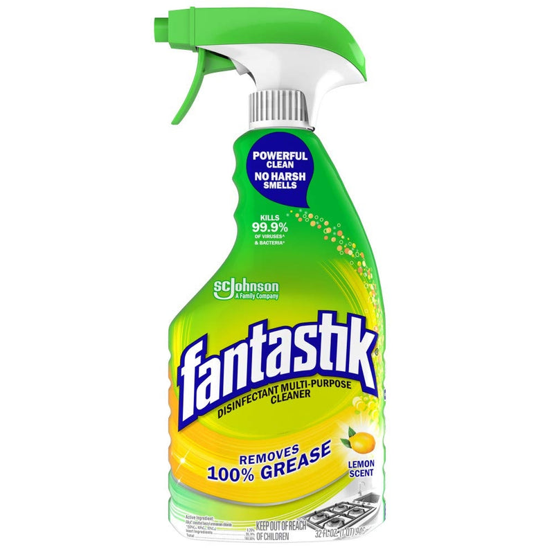 Fantastik Fantastik Disinfectant Multi Purpose Cleaner, Lemon Scent 32 Fl Oz Saxophone Care & Cleaning White Smoke