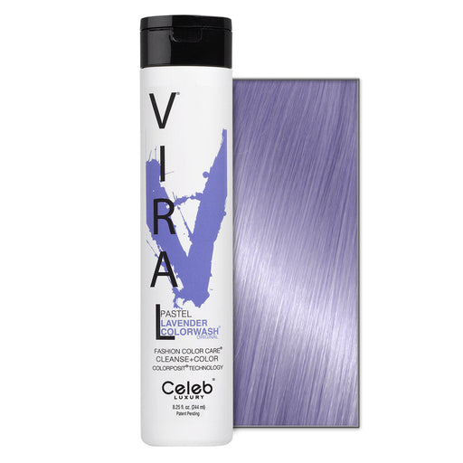 Celeb Luxury Celeb Luxury Viral Pastel Lavender Colorwash 8.25 Oz Shampoo White Smoke