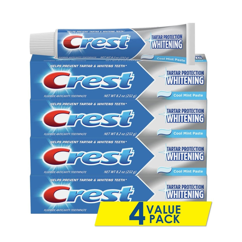 Crest Crest Toothpaste, Tartar Protection Whitening, Cool Mint Paste Toothpaste White Smoke