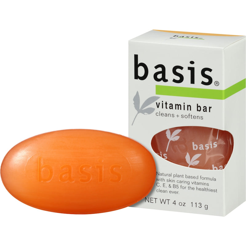 Basis Basis Sensitive Skin Bar Soap, Cleaner Clean Face Wash – 4 oz Bar Soap White Smoke