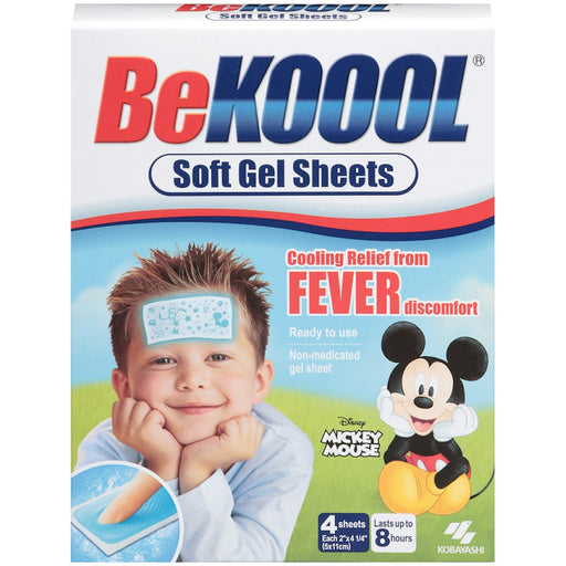 Be Koool Be Koool Immediate Cooling Fever Reducing Soft Gel Sheets For Kids Health & Beauty White Smoke
