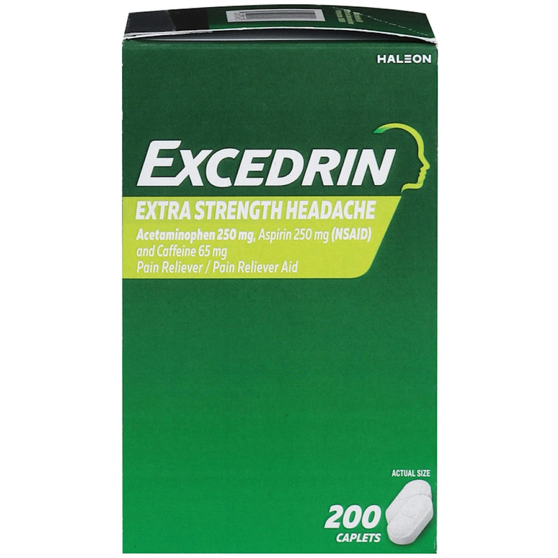 Excedrin Excedrin Extra Strength Caplets For Headache Pain Relief Health & Beauty Forest Green