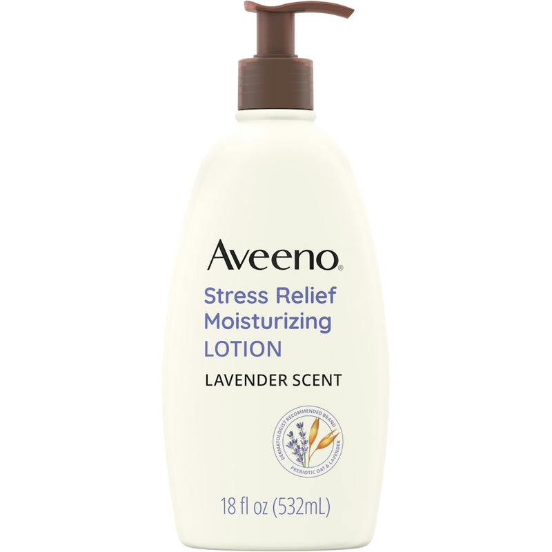 Aveeno Aveeno Lavender Scent Stress Relief Moisturizing Lotion, 18 Fl Oz Lotion & Moisturizer Seashell