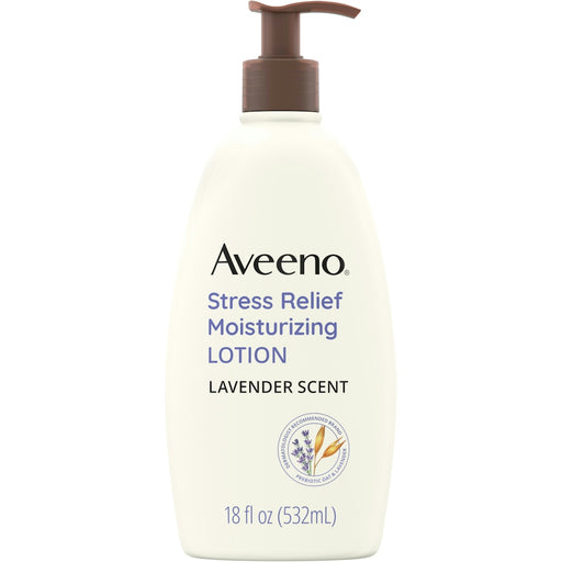 Aveeno Aveeno Lavender Scent Stress Relief Moisturizing Lotion, 18 Fl Oz Lotion & Moisturizer Seashell