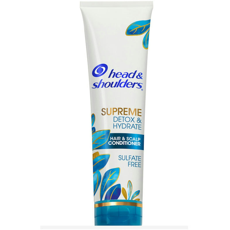 Head & Shoulders Head & Shoulders Supreme Detox Hydrate Hair Scalp Conditioner, Coconut, 9.4 Fl Oz Conditioners White Smoke