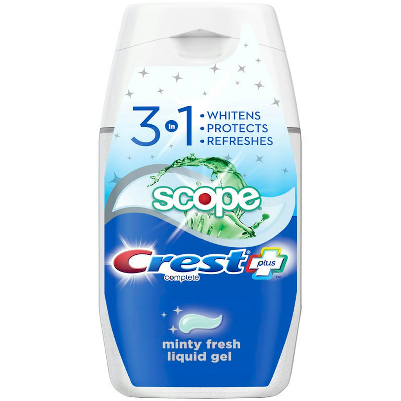 Crest Crest Complete Plus Scope 3-In-1 Whitening Liquid Gel Toothpaste 4.6 Oz Toothpaste White Smoke