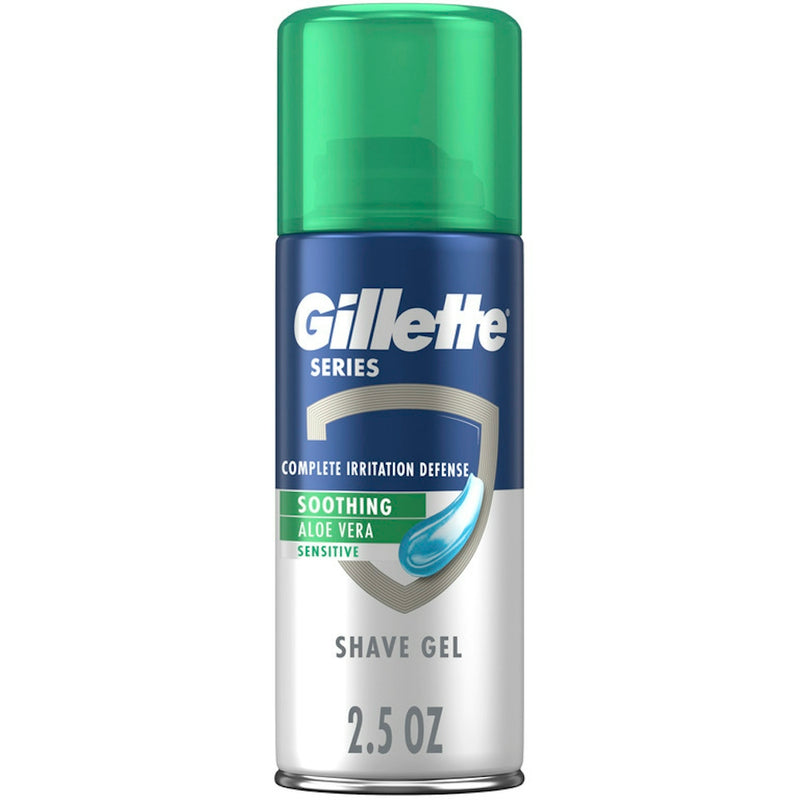 Gillette Gillette Series Soothing Shave Gel For Men With Aloe Vera, 2.5oz Shaving & Grooming White Smoke