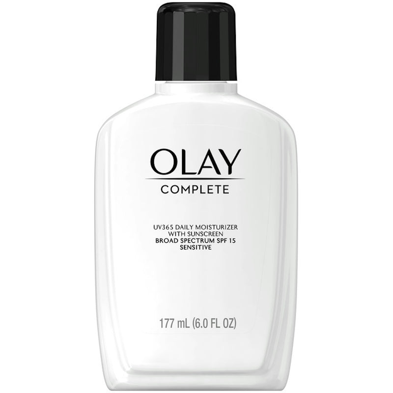 Olay Olay Complete Lotion All Day Moisturizer With SPF 15 For Sensitive Skin, 6.0 Fl Oz Face Moisturizer White Smoke