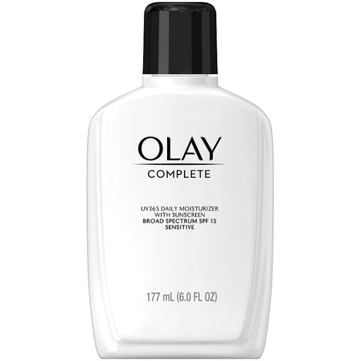 Olay Olay Complete Lotion All Day Moisturizer With SPF 15 For Sensitive Skin, 6.0 Fl Oz Face Moisturizer White Smoke