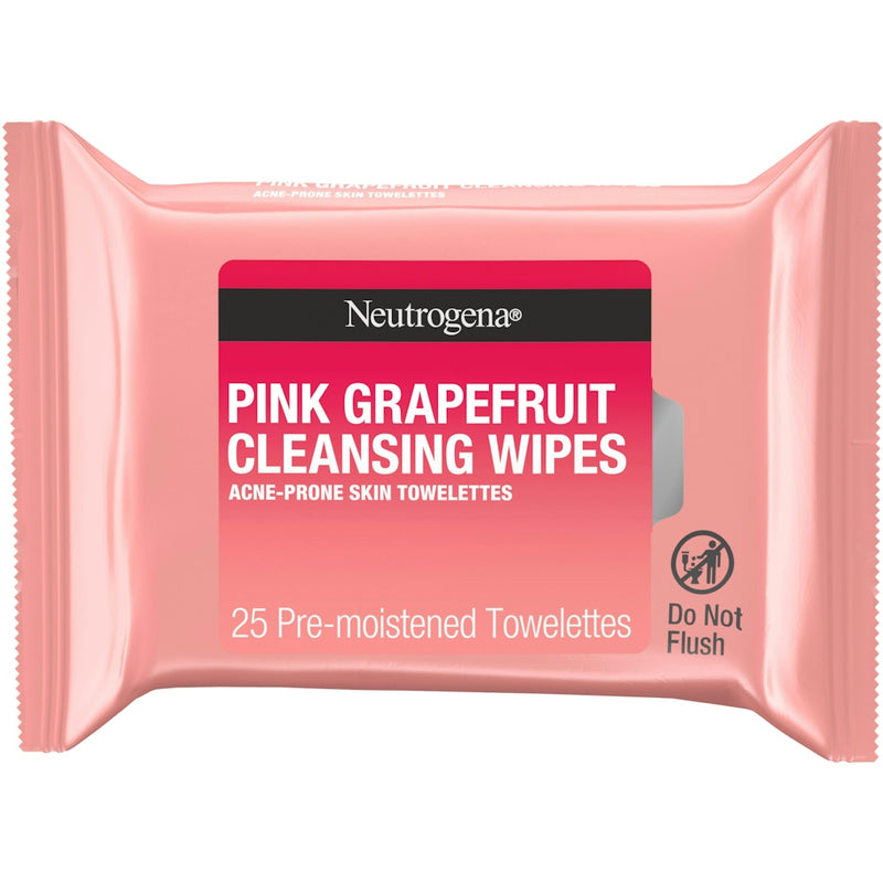 Neutrogena Neutrogena Oil-Free Acne Cleansing Face Wipes With Pink Grapefruit Skin Care White Smoke