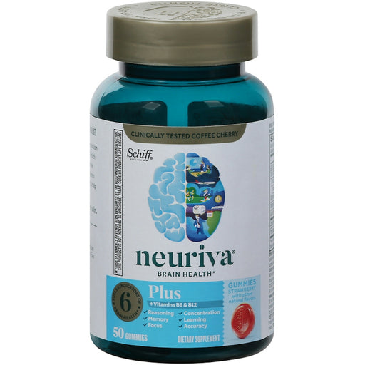 Neuriva Neuriva Plus Brain Health Support Gummies - Strawberry - 50ct Vitamins & Supplements White Smoke