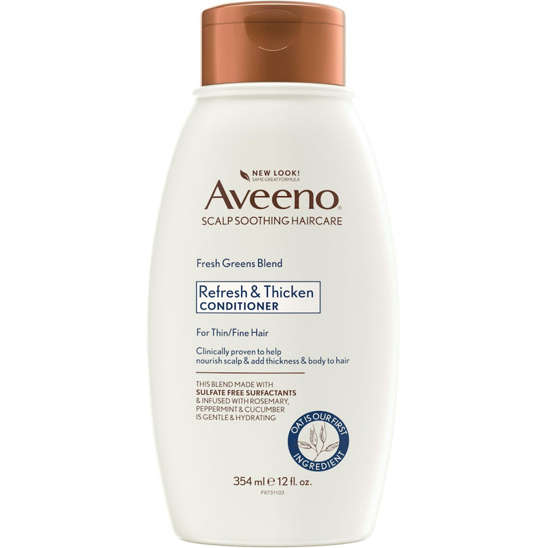 Aveeno Aveeno Scalp Soothing Fresh Greens Blend Conditioner, Refresh & Thicken 12 Fl Oz Conditioners Lavender