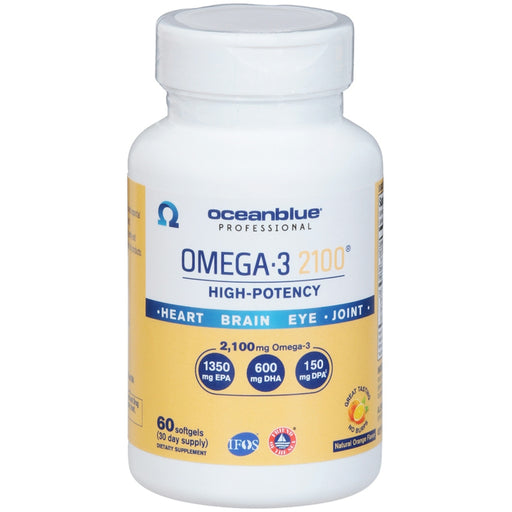 Oceanblue Oceanblue Natural Orange  Omega-3 2100 60 Softgels Vitamins & Supplements Lavender
