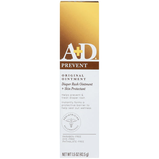 A+D A+D Original Diaper Rash Ointment & Skin Protectant, Baby Skin Care, 1.5 oz Diaper Rash Treatments Lavender