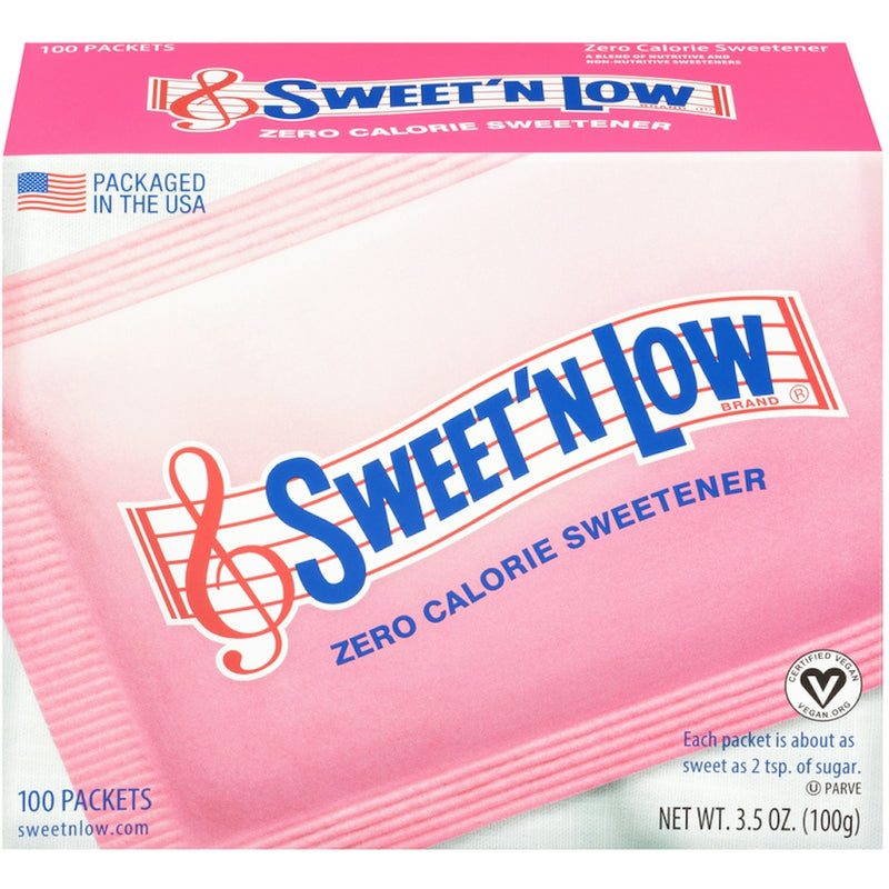Sweet 'N Low Sweet 'N Low Zero Calorie Sweetener 100 Packets Sugar & Sweeteners Misty Rose