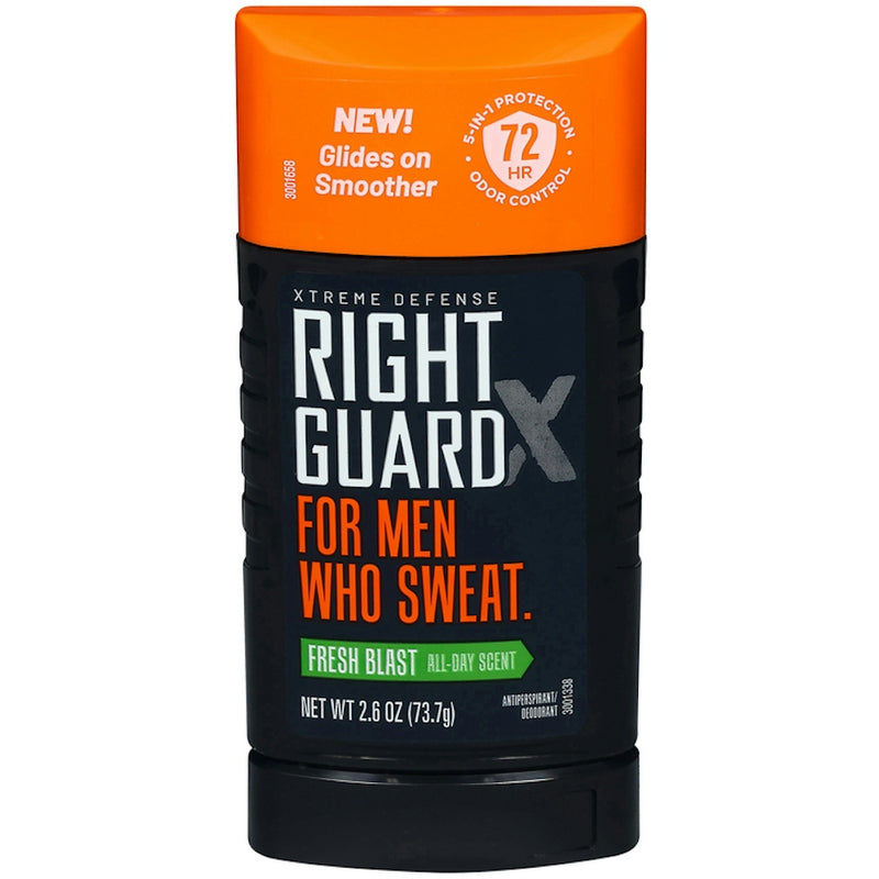 Right Guard Right Guard Antiperspirant/Deodorant, Fresh Blast 2.6 Oz Deodorant Black