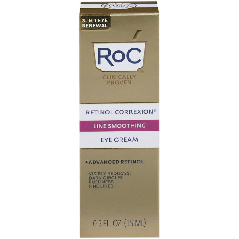 RoC RoC Retinol Correxion Line Smoothing Anti-Aging Wrinkle Eye Cream For Dark Circles & Puffy Eyes Eye Cream Rosy Brown