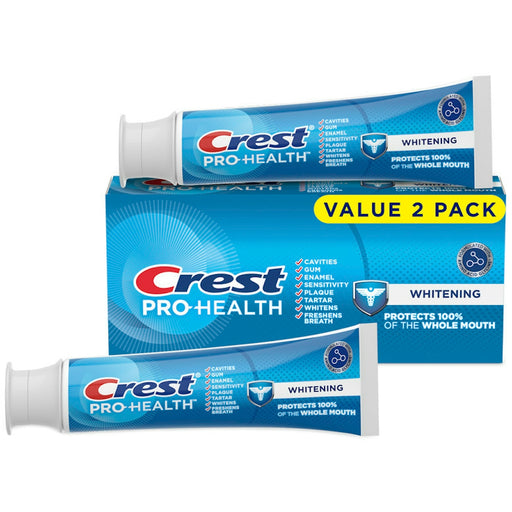 Crest Crest Pro Health Whitening Gel Toothpaste (4.3oz) Twin Pack 8.6 Oz Toothpaste White Smoke