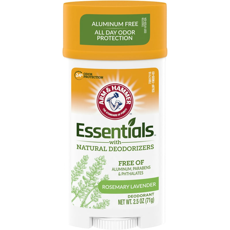 Arm & Hammer Arm & Hammer Essentials Fresh Rosemary Lavender Natural Deodorant Wide Stick, 2.5 Oz Deodorant & Anti-Perspirant White Smoke