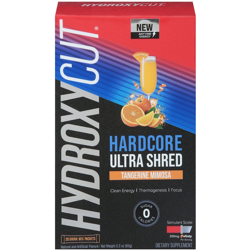 Hydroxycut Hydroxycut® Hardcore Ultra Shred – Weight Loss Drink Sticks Powdered Beverage Mixes Dark Slate Gray
