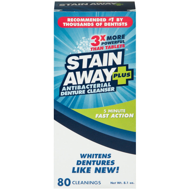 Stain Away Stain Away Plus Denture Cleanser, Professional Strength - 8 Oz Dentures Lavender