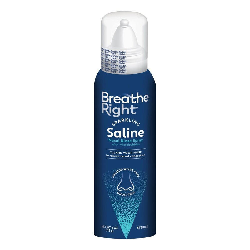 Breathe Right Breathe Right Sparkling Salane Nasal Rinse Spray Health Care White Smoke