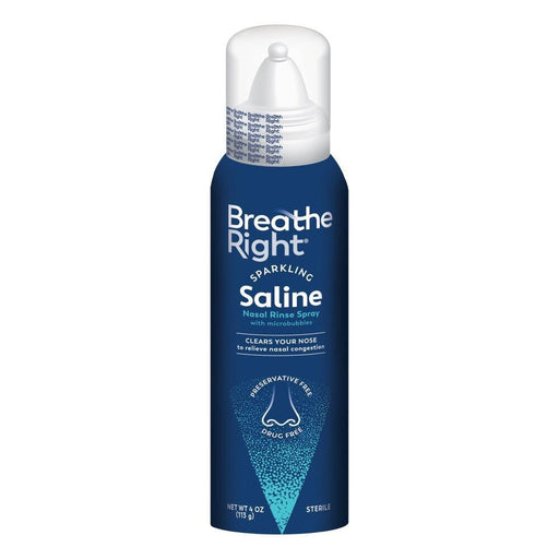 Breathe Right Breathe Right Sparkling Salane Nasal Rinse Spray Health Care White Smoke