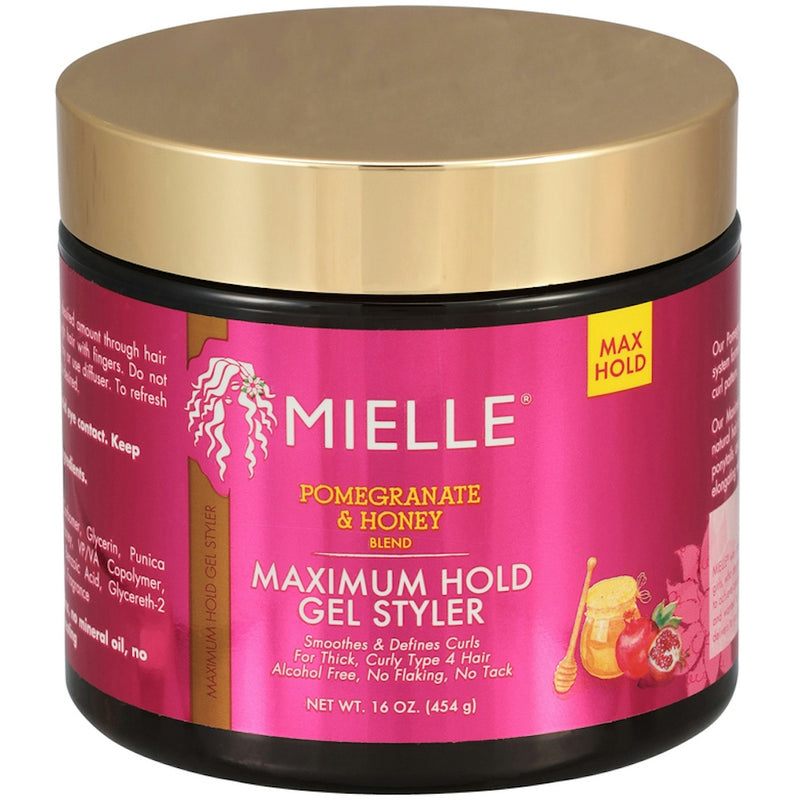 Mielle Mielle Organics Pomegranate & Honey Maximum Hold Gel Styler 16Oz Honey Rosy Brown