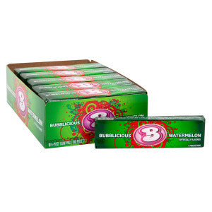 bubblicious Bubblicious Watermelon Gum Candy & Chocolate White Smoke