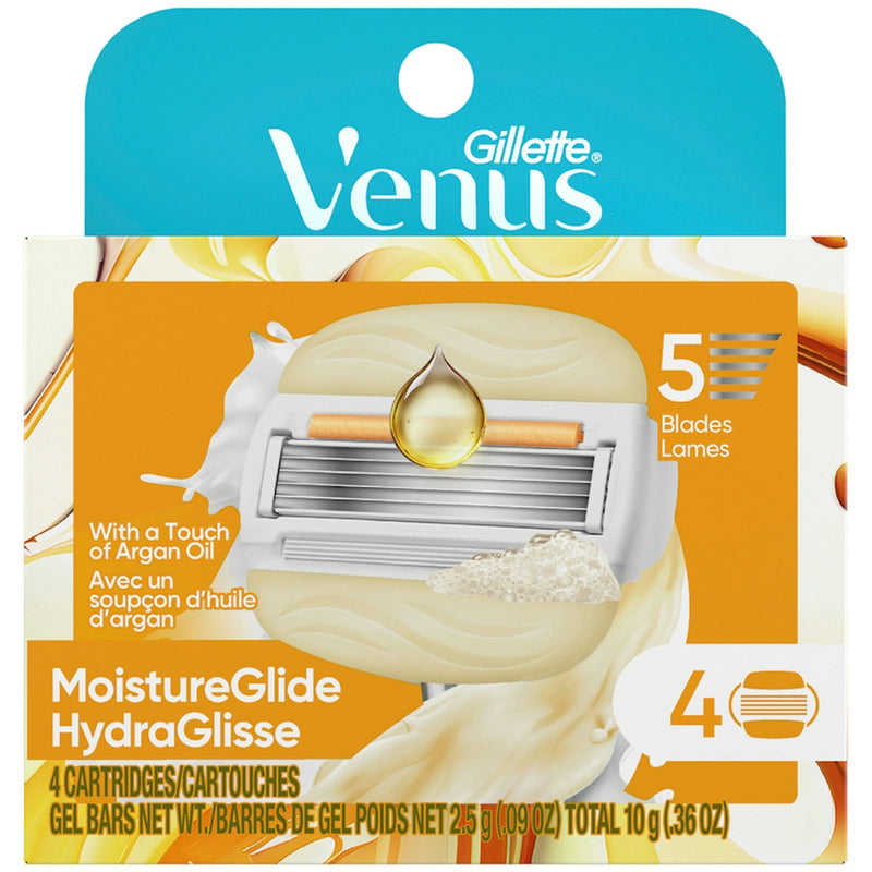 Gillette Gillette Venus MoistureGlide Women's Razor Blade Refills, 5 Blades, 4 Count Personal Care Light Sea Green