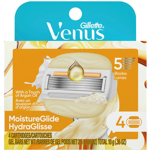 Gillette Gillette Venus MoistureGlide Women's Razor Blade Refills, 5 Blades, 4 Count Personal Care Light Sea Green