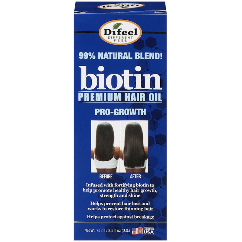 Difeel Difeel Biotin Premium Hair Oil, 2.5 Fl Oz Hair Care Midnight Blue