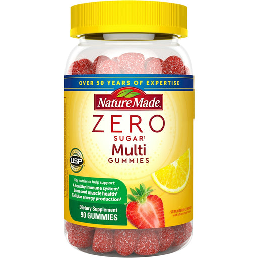 Nature Made Nature Made Multi Gummies, Zero Sugar, Strawberry Lemonade Vitamins & Supplements Gold