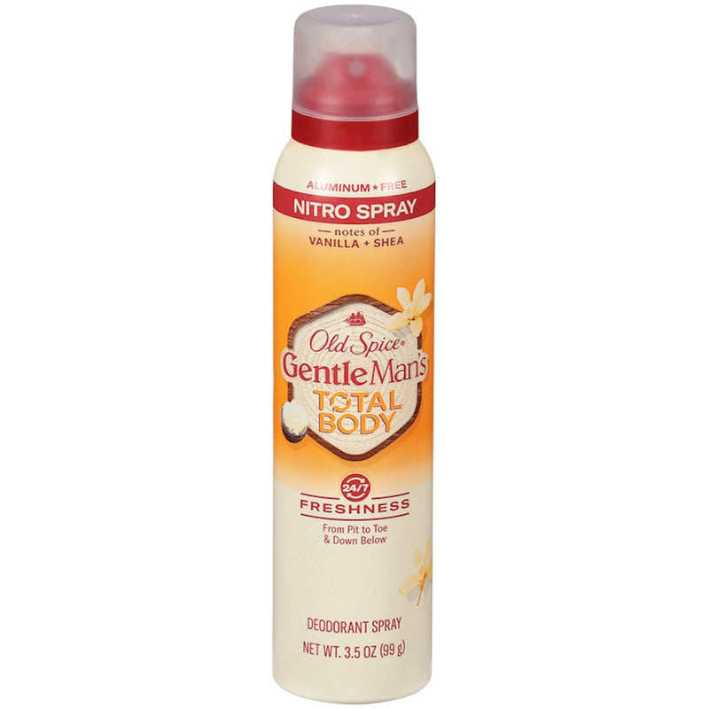 Old Spice Old Spice Whole Body Deodorant For Men Spray - Vanilla & Shea - 3.5oz Deodorant Light Gray