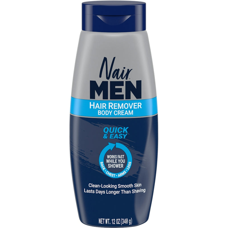 Nair Men Nair Men Hair Remover Body Cream 12 Oz Hair Removal White Smoke Default Title