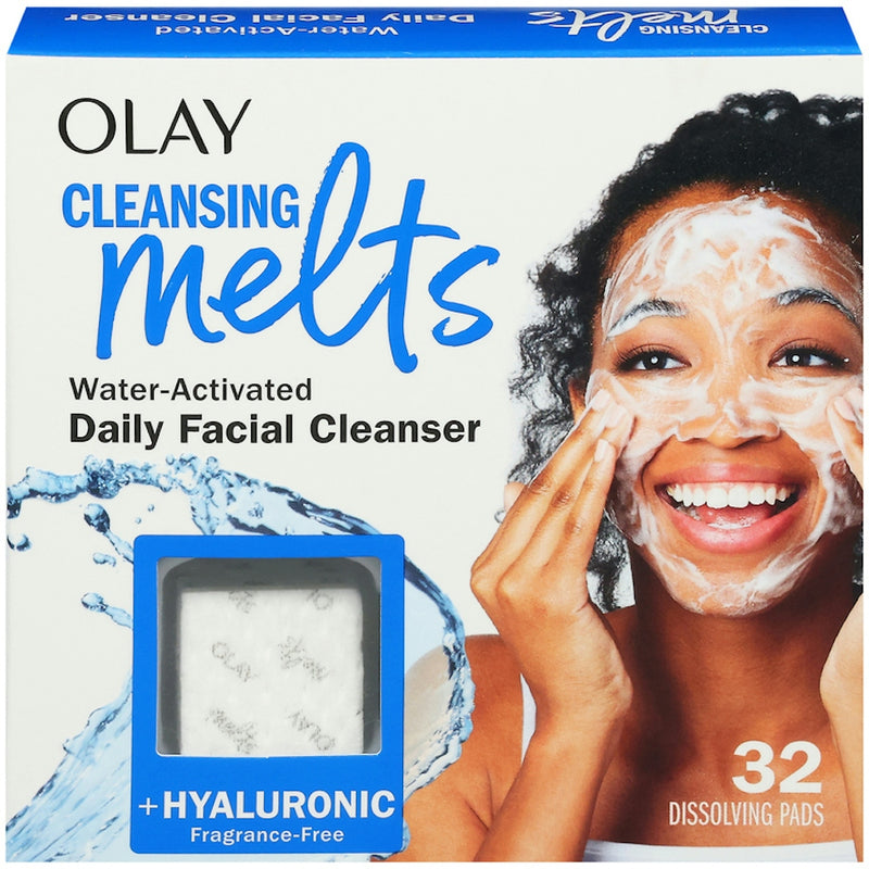 Olay Olay Water-Activated Daily Facial Cleansing Melts With Hyaluronic Facial Cleansers Lavender